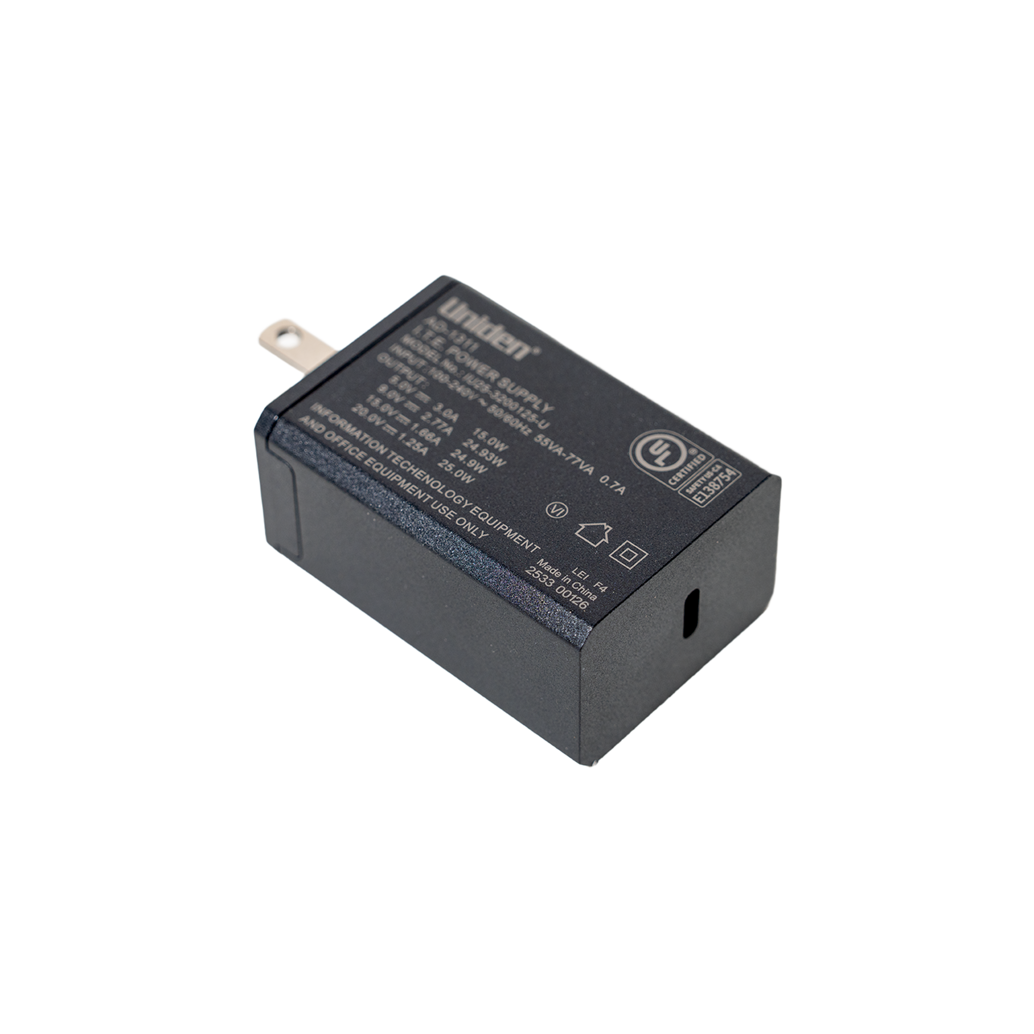 AC Adaptor with USB-C Port